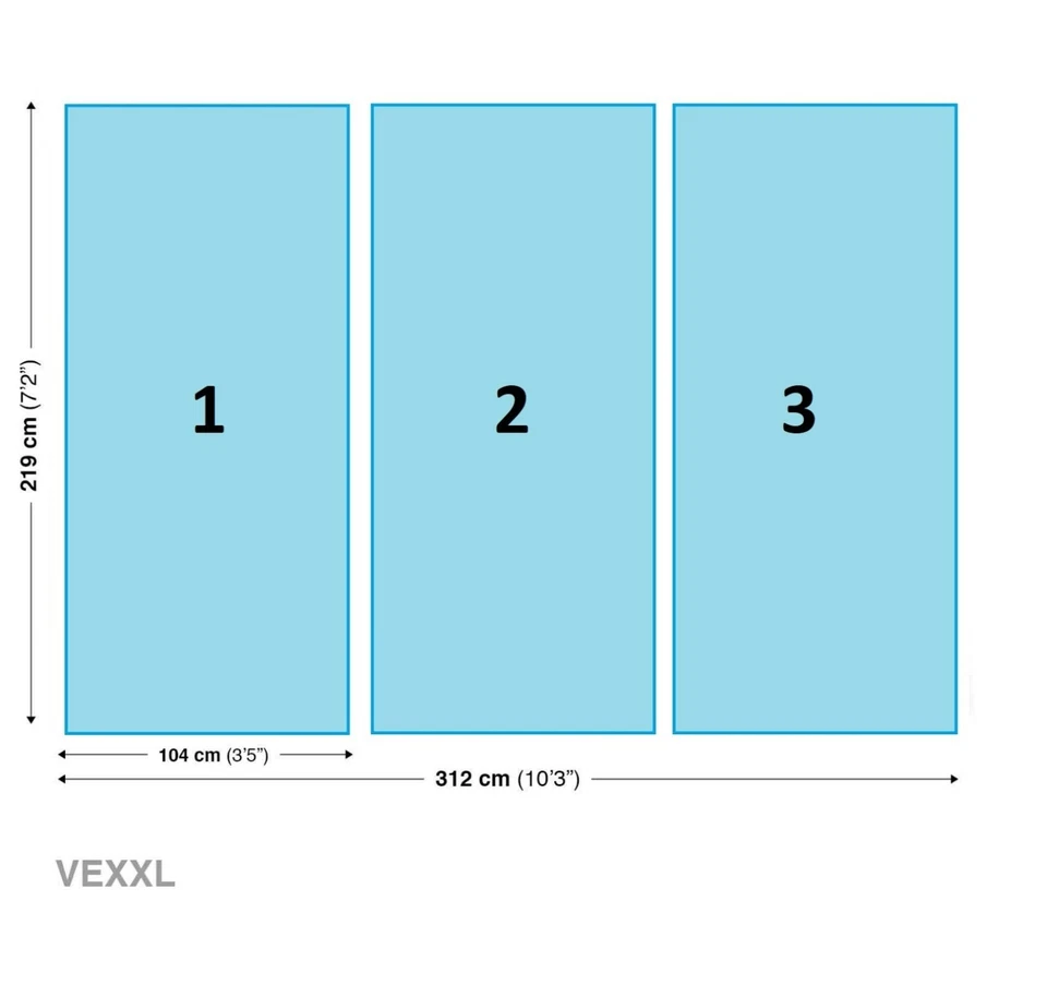 Mural Papel Pintado Dormitorio Adulto 312x219 cm Montaña Pico Grande Decoración Naturaleza Foto 4 de 4