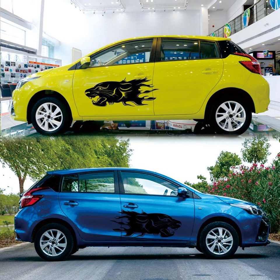 A Lion Totem Car Sticker Set Car Side Body Stickers Automobile Decals