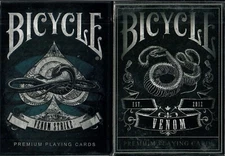 Bicycle Venom &  Venom Strike Playing Cards 2 Deck Set - Brand New Sealed Deck