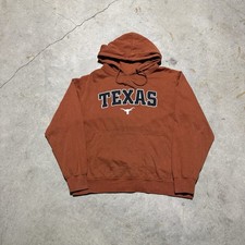 2000s Vintage Texas Longhorns Hoodie Footlocker Burnt Orange Sweatshirt Sz Large