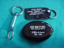 Rare Lot of 3 Vintage Wallman Chrysler Beatrice~ Diller NE Bar~ Odell Nebr. Bank