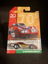 Hot Wheels 2018 50th Decades Throwback The 70s 76 Greenwood Corvette Corners B