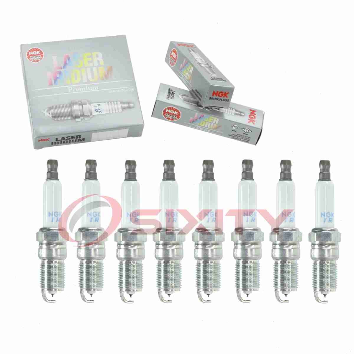 8 pc NGK Laser Iridium Spark Plugs for 1999-2000 Cadillac Escalade 5.7L V8 ka