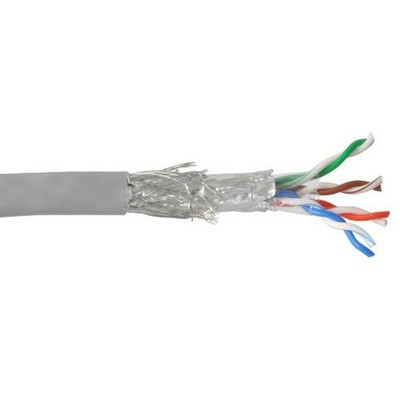 InLine Patchkabel TP Cat5e S-FTP Rolle 100m grau