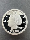 2008 $50 1 OZ NORFED LIBERTY BU SILVER COIN #306
