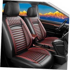 Fit CRV Car Seat Covers Fit for Honda CR-V 2017-2022 CRV Full Set F01 Black Red