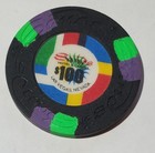 Sands Las Vegas $100 100 Baccarat Casino Chip Rare High Denomination — photo 1