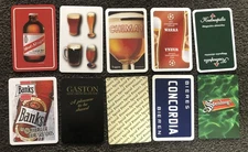 Liquor Cognac Lager Beer Brewery Advert Advertising Playing SWAP CARDS Bulk Lot