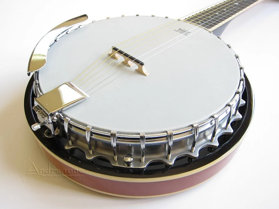 6-STRING BANJO GUITAR 30 BRACKET RESONATOR BLUEGRASS COUNTRY - Image 2 of 4