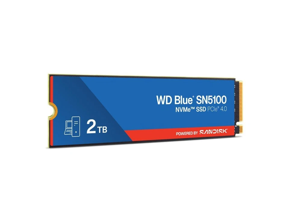 WD Blue SN5100 2TB NVMe SSD, PCIe Gen 4.0, up to 7,100 MB/s read speeds - Image 3 of 4