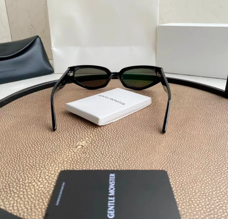 Gentle Monster Maison Margiela MM205 01 cat-eye sunglasses Black