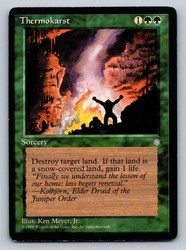 Thermokarst [Ice Age] 1995 Uncommon Sorcery