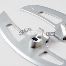 Smg Shift Paddle Aluminum Shifter Paddles For Bmw E46 M3 - Silver