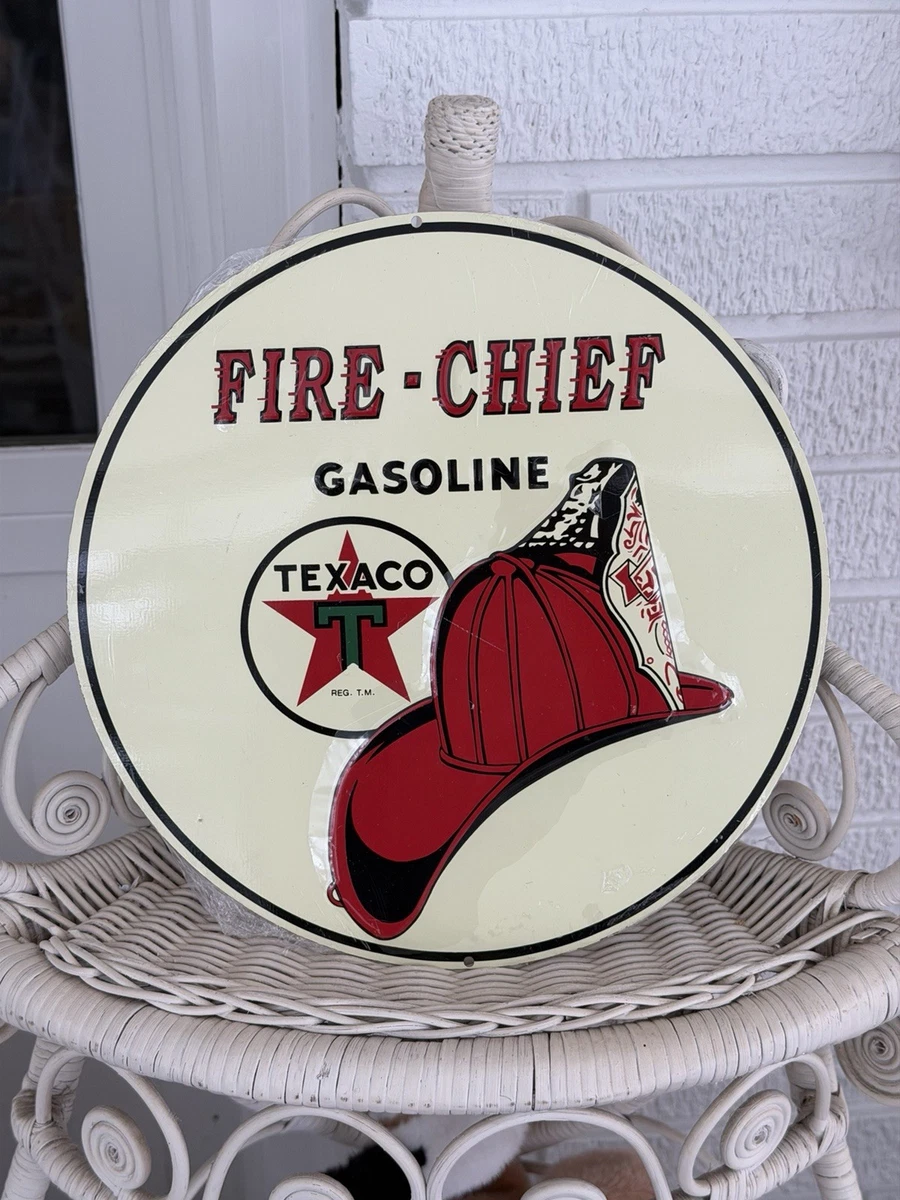 ビンテージ TEXACO FIRE-CHIEF ダストボックス ゴミ箱 ヴィンテージオイル缶型ダストボックス(91126)【生活雑貨のELEMENTS
