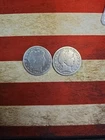 🇺🇸🇺🇸1908-D 50C US Barber Half Dollarlot Of 2🇺🇸🇺🇸