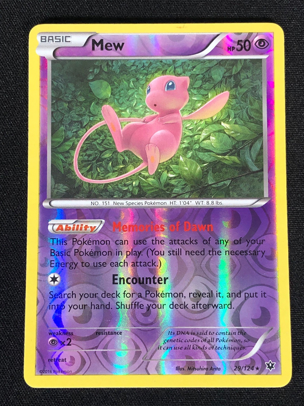 Pokemon Mew 29/124 Reverse Holo (LP)