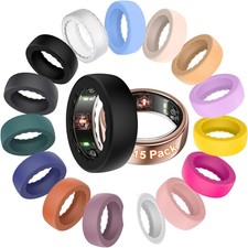 15 Pack Ultra-Thin Cover Compatible with Oura Ring Gen 4/4 Ceramic/3