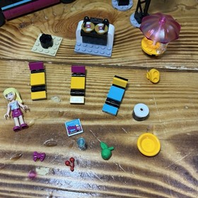 LEGO FRIENDS: Pop Star Tour Bus (41106) Near Complete With Mini Figs & Manuals