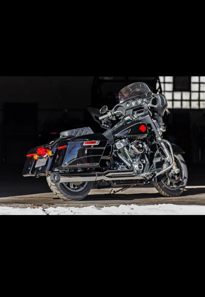 Sistema de exaustão completo Firebrand Monarch cromado #10-1074 Harley Davidson 2-1 - Imagem 2 de 4