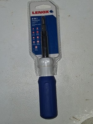 LENOX Tools Screwdriver, 9-in-1 Multi-Tool (23932) , Blue