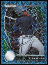 2021 Panini Prizm Draft Picks Blue Velocity Ryan Spikes #PDP100