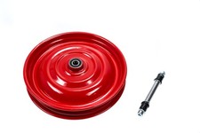 Scheibenrad Anhänger Handwagen Laufrad Rad Felge 12 1/2 Zoll rot Klaufix DDR