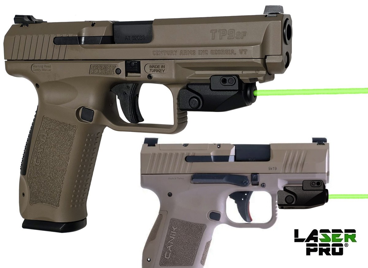 Green Laser Sight for CANIK MC9L, METE MC9, METE SC, TP9 Elite SC