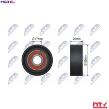 DEFLECTIONGUIDE PULLEY VRIBBED BELT RNK-PL-021 FOR CHEVROLET AVEO/Hatchback 1.4L