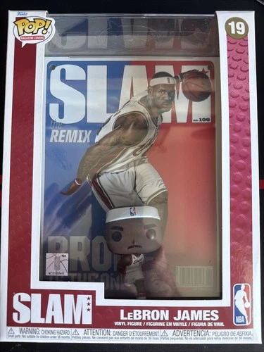 Funko Pop! Magazine Covers NBA SLAM LeBron James #19 Cleveland Cavs Vinyl Figure