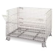 Nashville Wire C404830s4 Collapsible Bulk Container 30.3 Cu Ft Volume Cap., 48