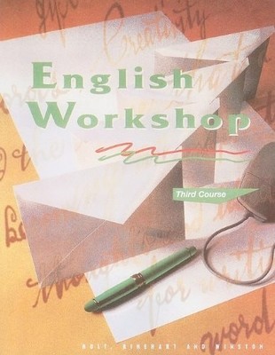 HRW English Workshop: Student Edition Grade 9 by , Acceptable Book