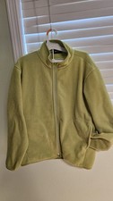 Uniqlo Full Zip Fleece Jacket - Green -Size M Women’s  zipped