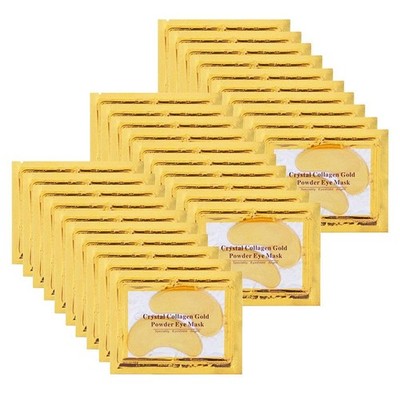 30 Pairs Under Eye Collagen Patches, Gold Moisturizing Mask, Under... 