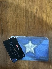 Captain America Marvel Infinity Saga Metallic Cosplay Flap Wallet by Loungefly