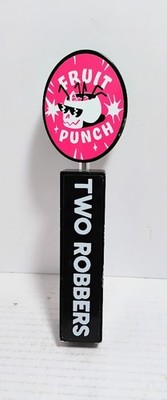 TWO ROBBERS SPIRITS CO FRUIT PUNCH HARD SELTZER BEER TAP HANDLE
