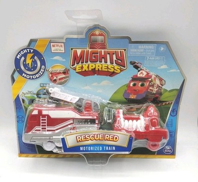   Mighty Express: Netflix 2022 RESCUE RED Motorized Train Brand New Factory Seal