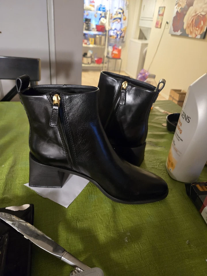 Tory Burch Women's Leather Boots - Image 2 of 3