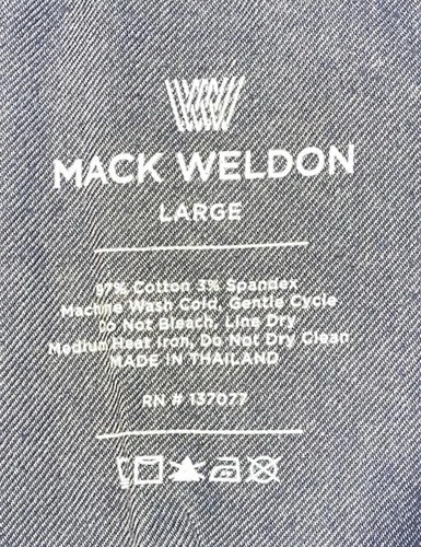 Mack Weldon Casual Drawstring Jogger Pants Sz L 35x29 Gray Stretch Pockets - Picture 4 of 18