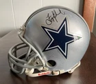 TROY AIKMAN AUTHENTIC SIGNED MINI-HELMET = DALLAS COWBOYS RIDDELL HELMET