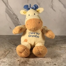 BABY GUND GIRAFFE HUGS AND KISSES I LOVE MY GRANDPA LOVEY PLUSH ANIMAL No. 58832