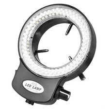 Black US Microscope Camera 144 LED Beads Light Source Brightness Adjustable
