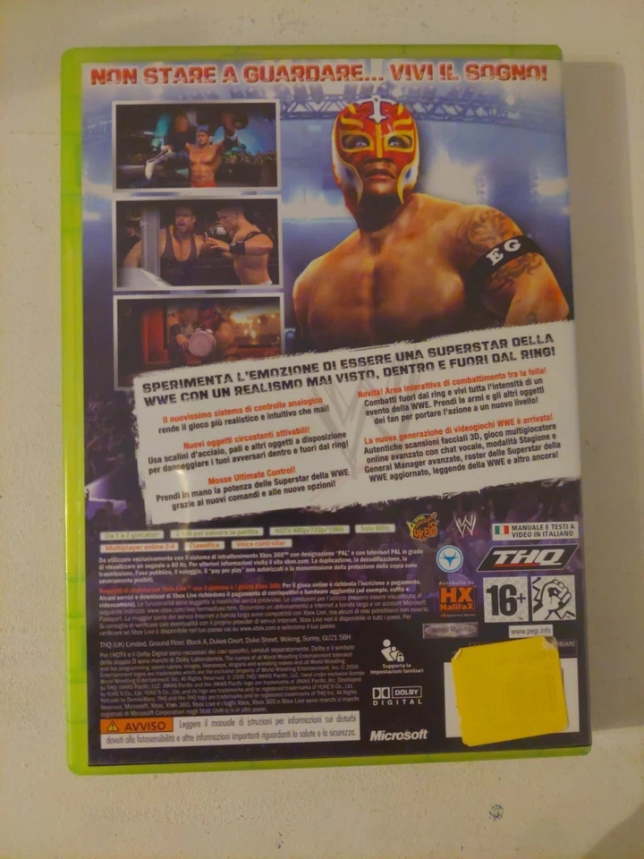 Xbox 360 – SmackDown vs Raw 2007 – PAL ITA – THQ – Manuale incluso - Immagine 2 di 3
