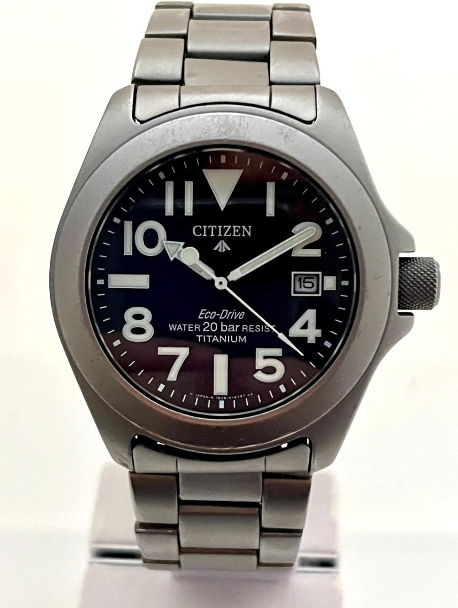 Citizen 7828‐H09971 ProMaster Eco-Drive Titanium watch - 