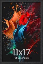 11X17 Picture Frame for Wall Black, Display Pictures 11X17 Poster Frame, Wall Si