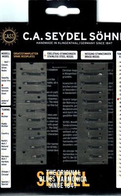 Seydel Session & Session Steel Harmonica REPLACEMENT STEEL REEDPLATES Pick a Key