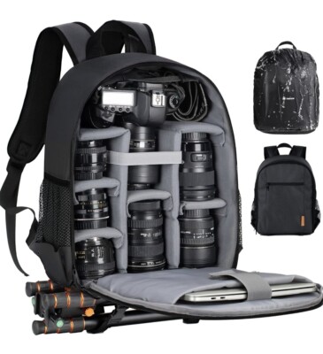 Dslr Waterproof Bag Camera Backpack Shoulder Bag Waterproof