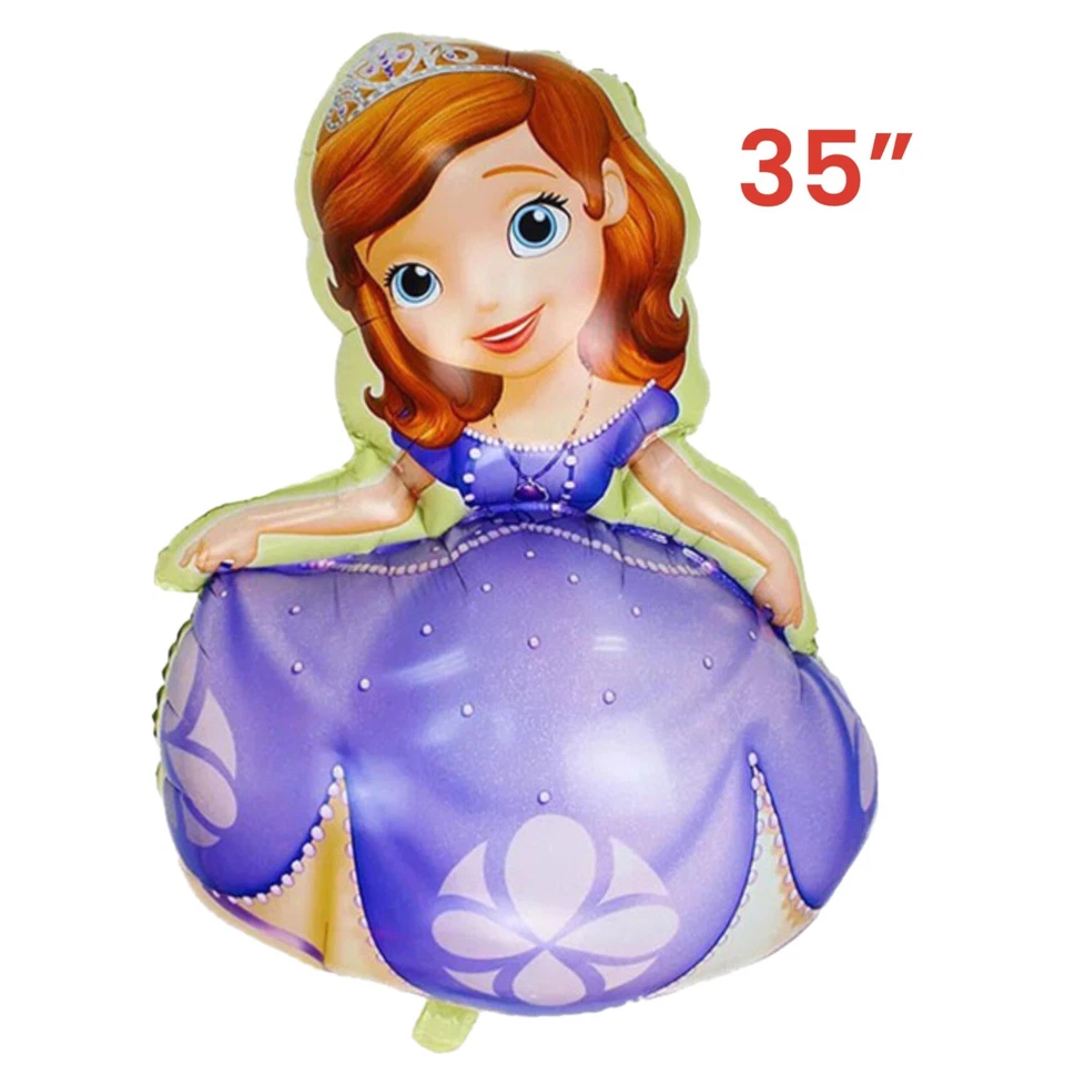 (Pacote com 3) Decorações de buquê de balão Sofia The First Party Supplies - Imagem 2 de 4
