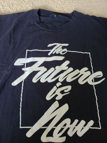 The Future Is Now blaues T-Shirt - Herren Large - Bild 3 von 3