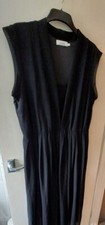 Ladies black sleeveless maxi dress from Zizzi, size M (UK 22), plus size
