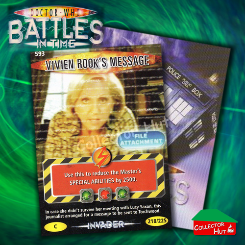 DOCTOR WHO Battles in Time #376-600 INVADER RARE & COMMON CARDS YOU CHOOSE - Picture 205 of 212